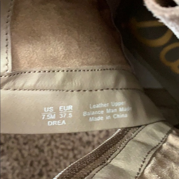 Sam Edelman Taupe Drea Studded Suede Booties 7.5 - Picture 5 of 5